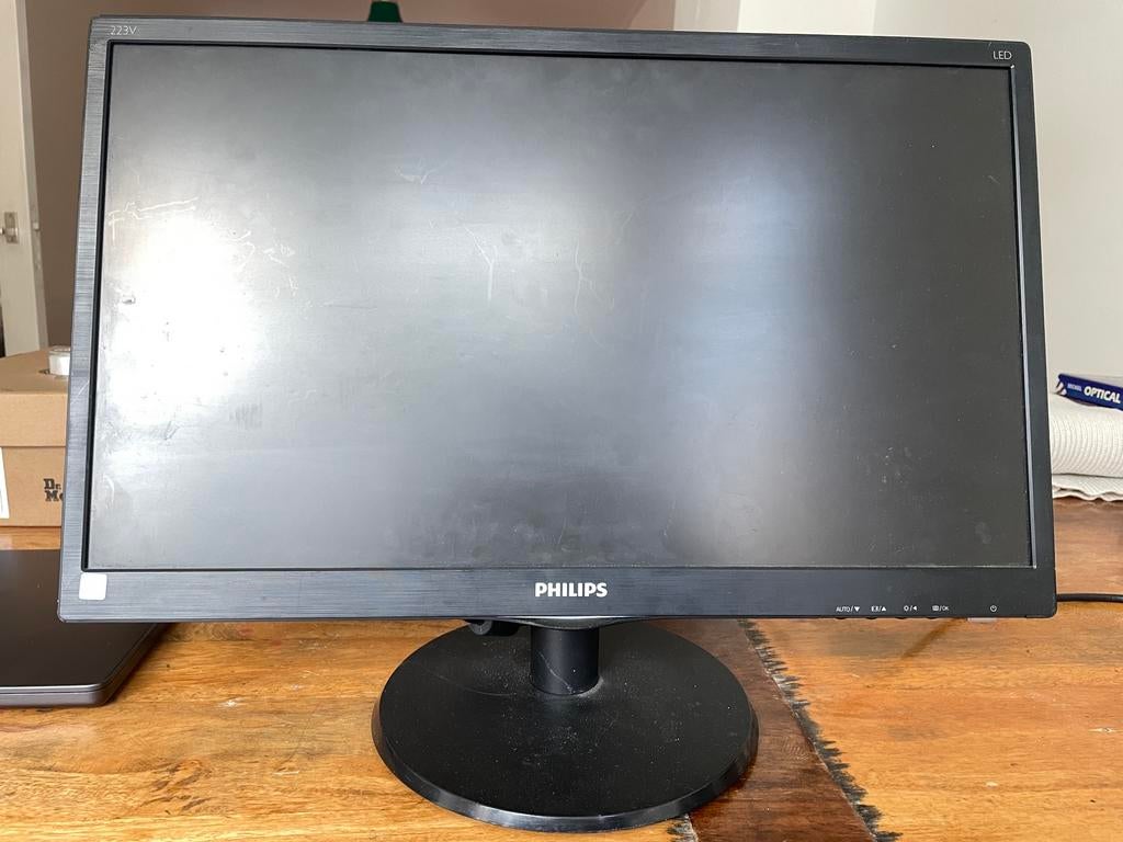 Philips 223V5L computer monitor, Computers en Software, Monitoren, Ophalen, Gebruikt, Overige typen, Onbekend