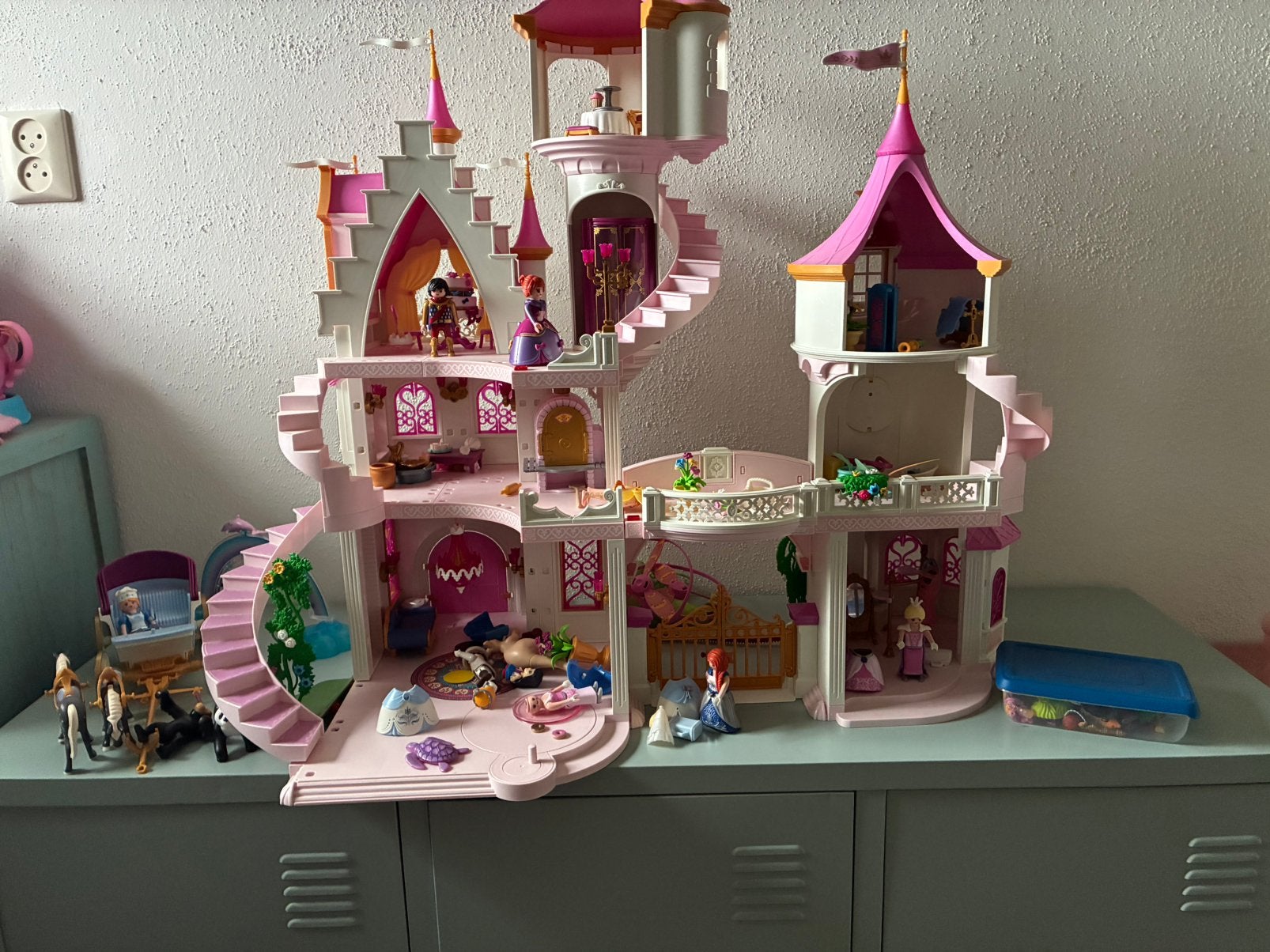 Grote Playmobil prinsessen kasteel met extra’s, Ophalen, Zo goed als nieuw