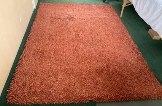 Rood Vloerkleed. 170 cm x 240 cm., Ophalen, Gebruikt, 150 tot 200 cm, 200 cm of meer