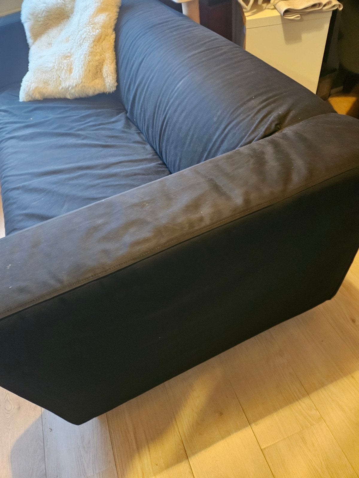 Zwart bankje 2/3 persoons gratis, Ophalen, Gebruikt, 150 tot 200 cm, Tweepersoons