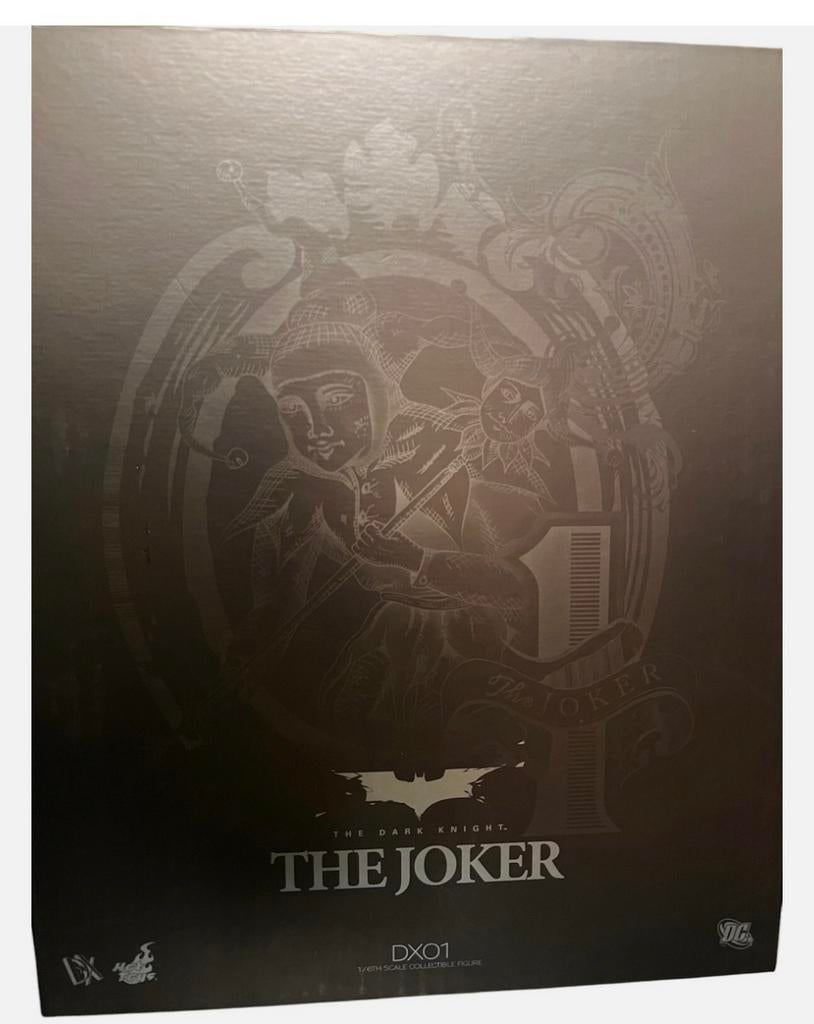 Hot Toys 1/6 DX01 JOKER Batman dark Knight Figure w police, Ophalen of Verzenden, Zo goed als nieuw, Actiefiguur of Pop