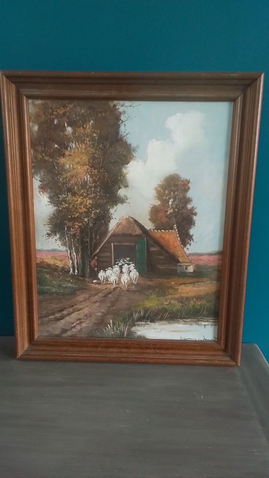 Oud olieverfschilderij, Ophalen of Verzenden