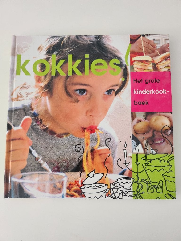 Kookboek kokkies het grote kinderkook boek, Ophalen of Verzenden