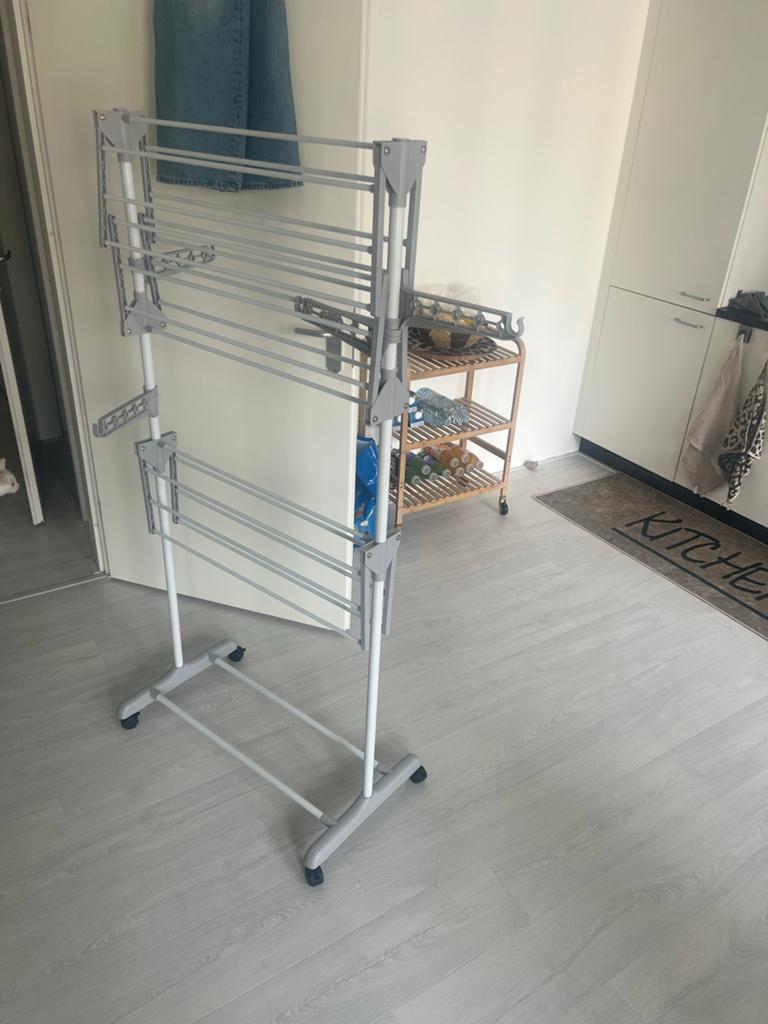 Wasrek met 3 lagen, Ophalen, Gebruikt, Wasrek
