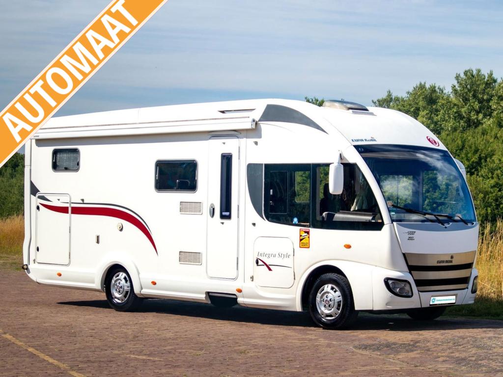 Eura Mobil Eura 700 EB 3.0 Automaat Lengtebedden+hefbed, Caravans en Kamperen, Campers, Luifel, Ringverwarming, Fiat, Bedrijf