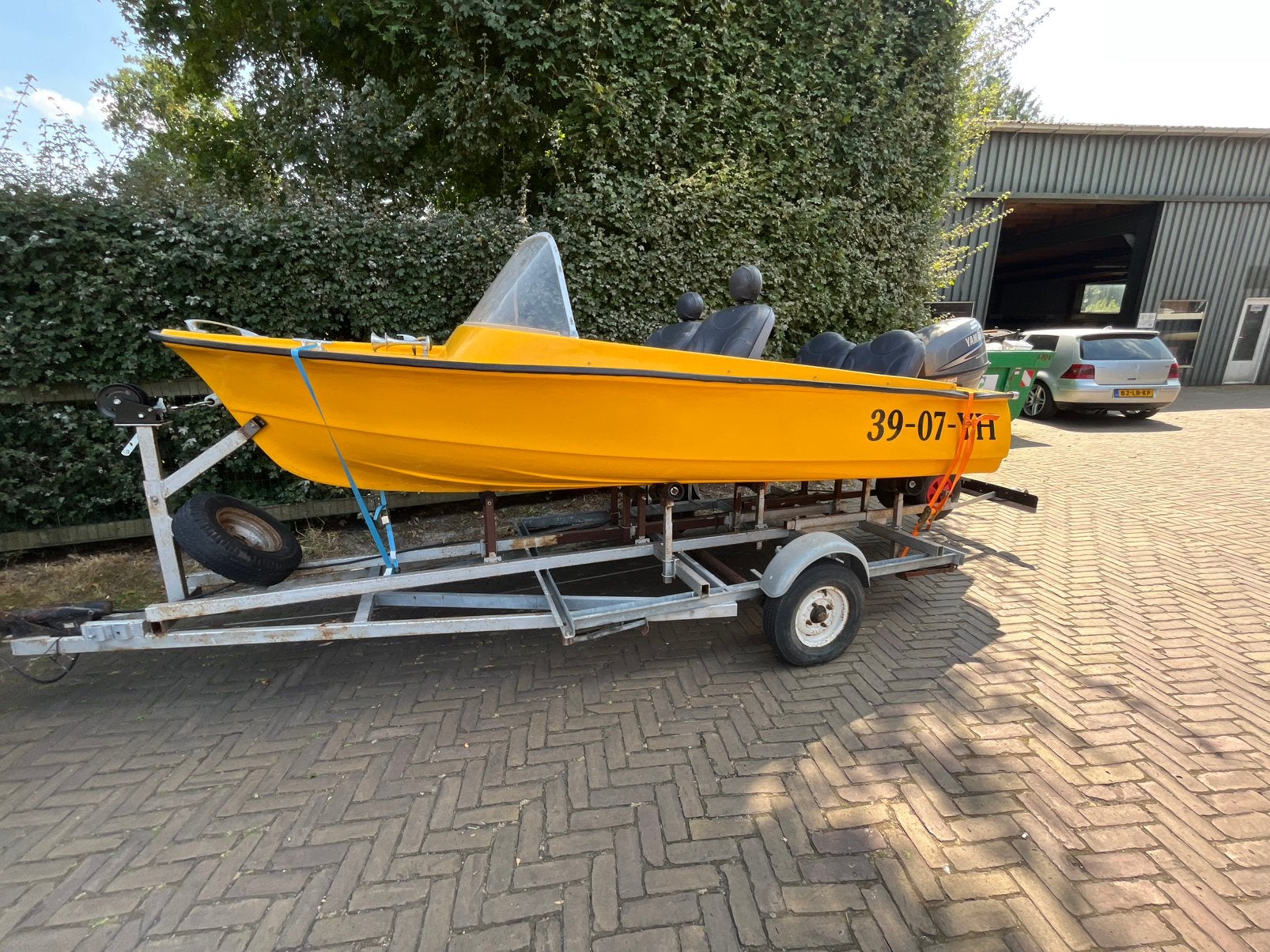 Speedbootje met trailer, Ophalen, Zo goed als nieuw, Overige typen, Motorboot
