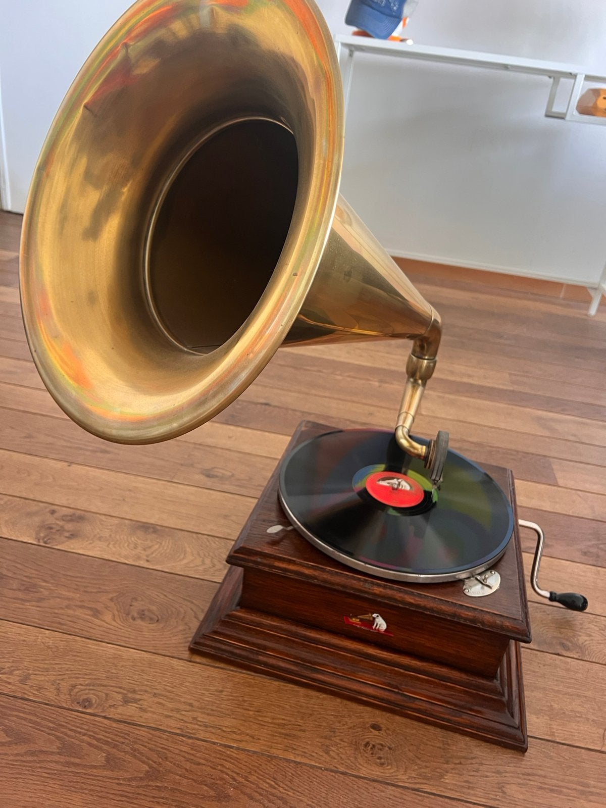 Hmv grammofoon model 32, Ophalen