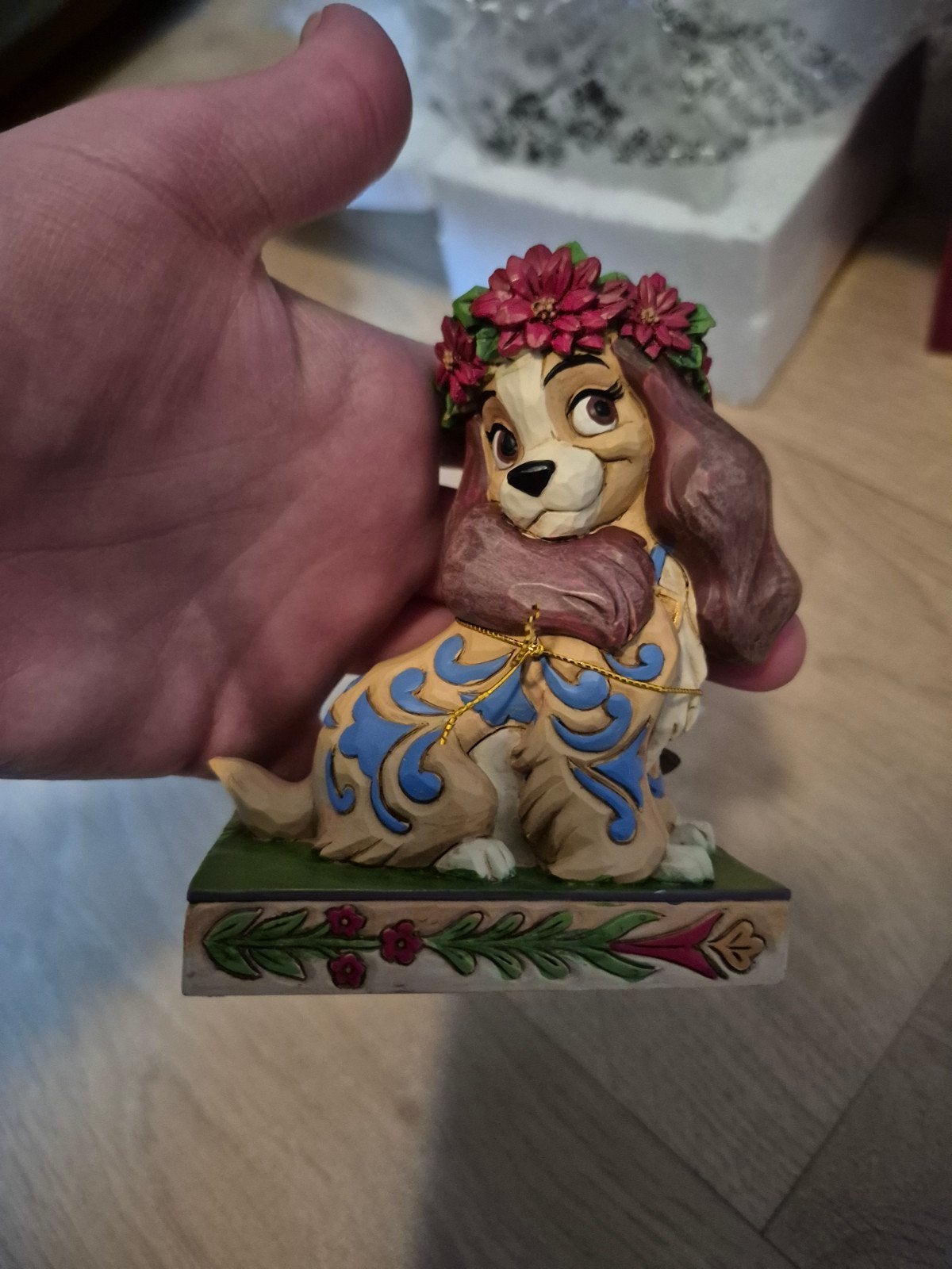 Nieuw disney lady en de vagebond Lovely lady beeld retired, Ophalen of Verzenden, Nieuw