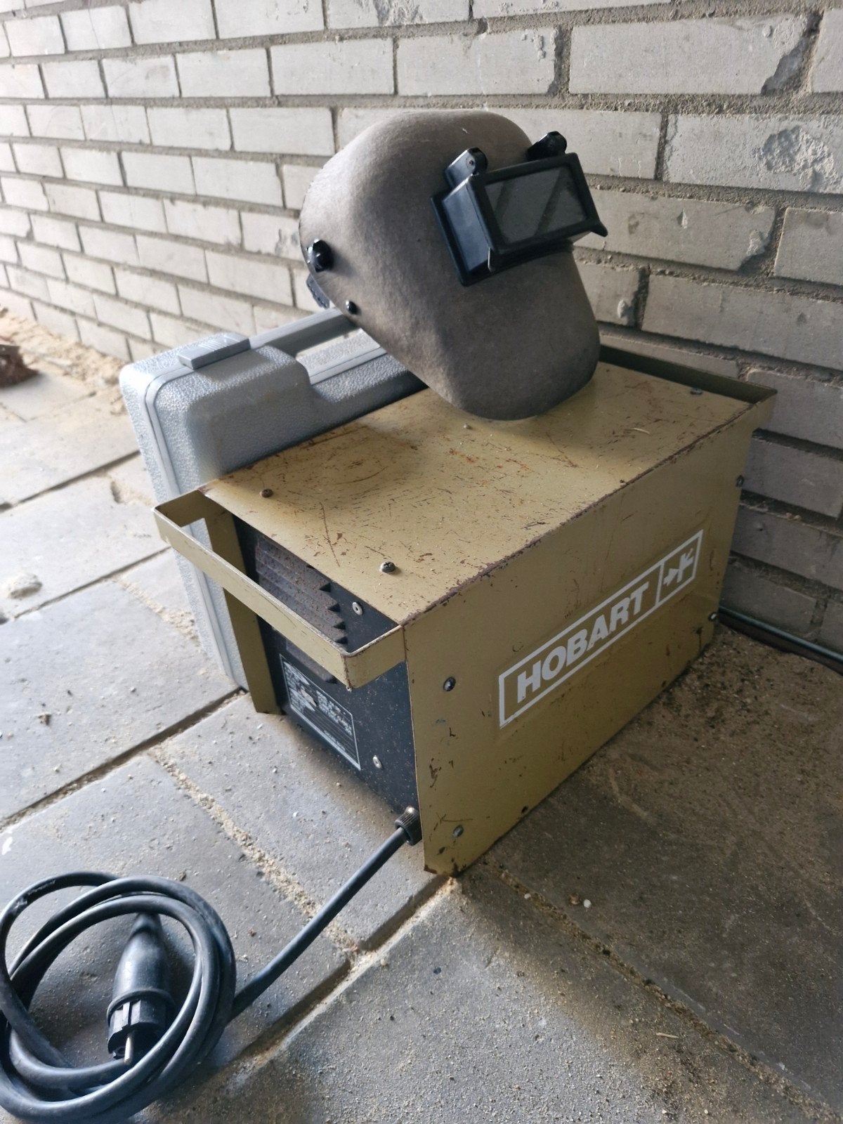 Hobart RA-120 Lasapparaat met laskap, Ophalen of Verzenden, Gebruikt, Minder dan 150 ampère, Elektroden