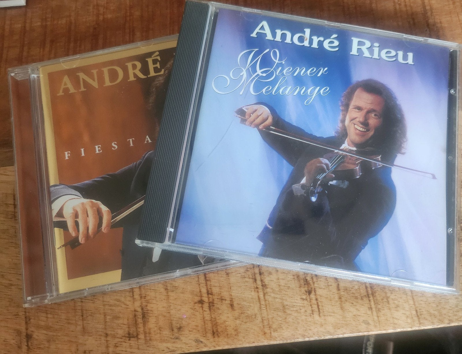André Rieu CD's: Wiener Melange & Fiesta - Klassieke Muziek, Gebruikt, Overige componisten, Modernisme tot heden, Ophalen of Verzenden