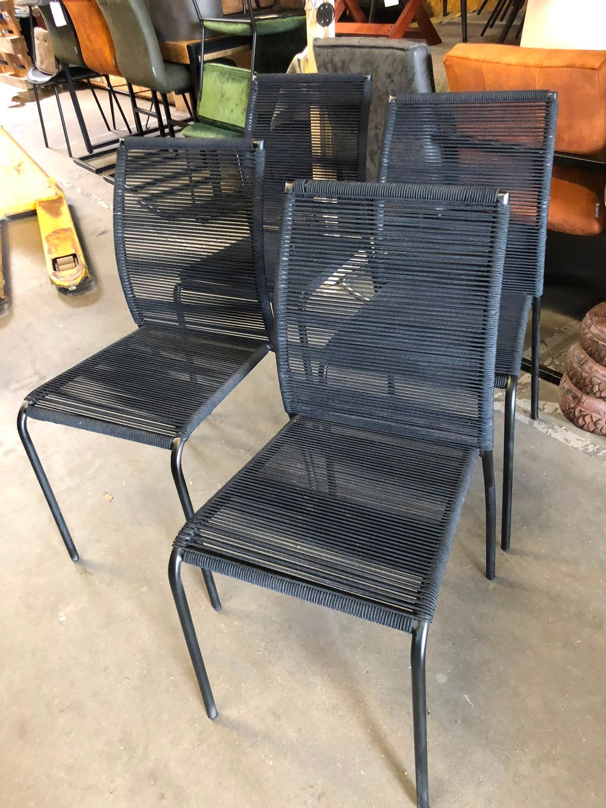 4 tuinstoelen, Ophalen of Verzenden, Gebruikt, Rotan