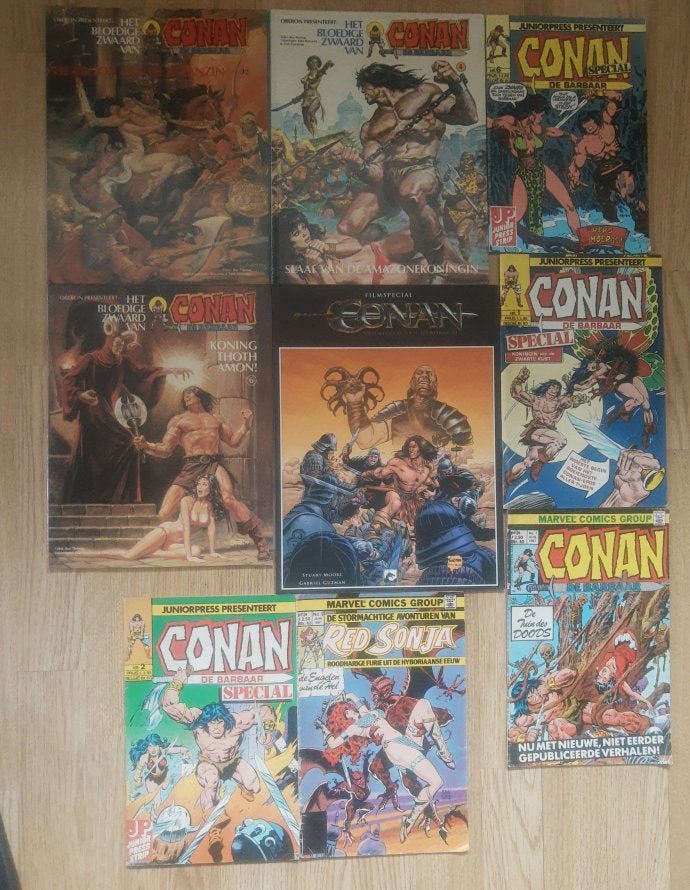 .Collectie 9x CONAN de Barbaar / Comics & Strips, Boeken, Stripboeken, Meerdere stripboeken, Ophalen of Verzenden, Gelezen