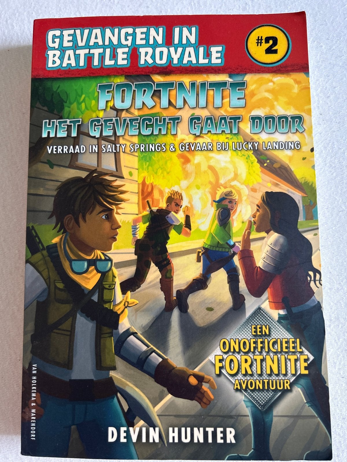 Fortnite: Het Gevecht Gaat Door - Gevangen in Battle Royale, Boeken, Ophalen of Verzenden, Nieuw
