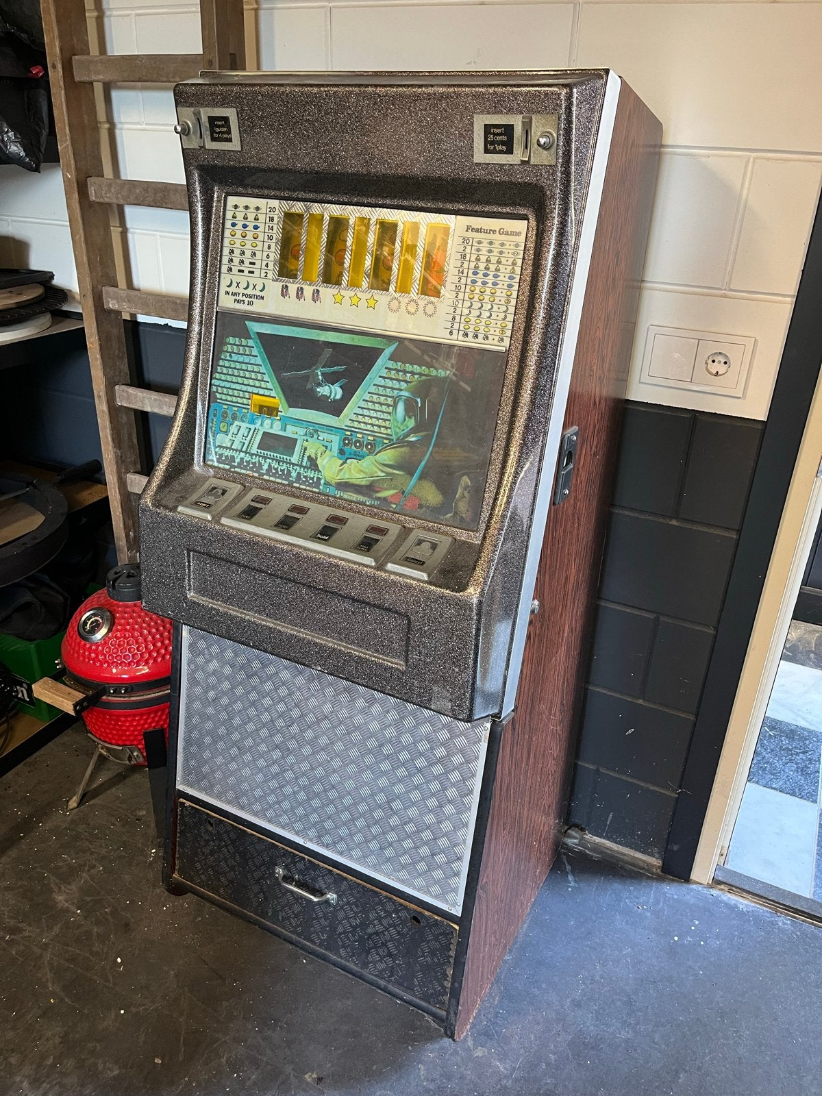 Vintage fruitautomaat, Verzamelen, Automaten | Gokkasten en Fruitautomaten, Euro, Ophalen, Gebruikt