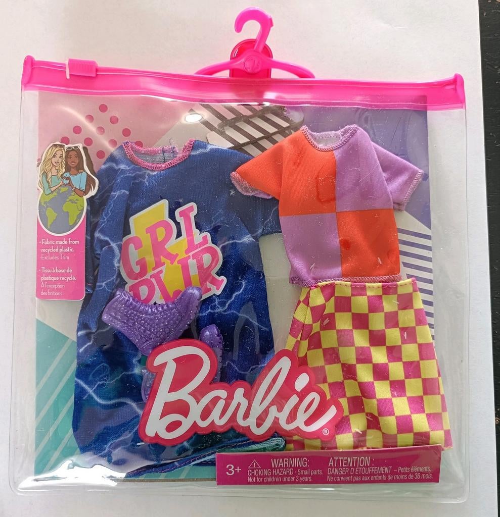 Barbie Fashion set Girl Power. HBV69. 6 delig., Ophalen of Verzenden