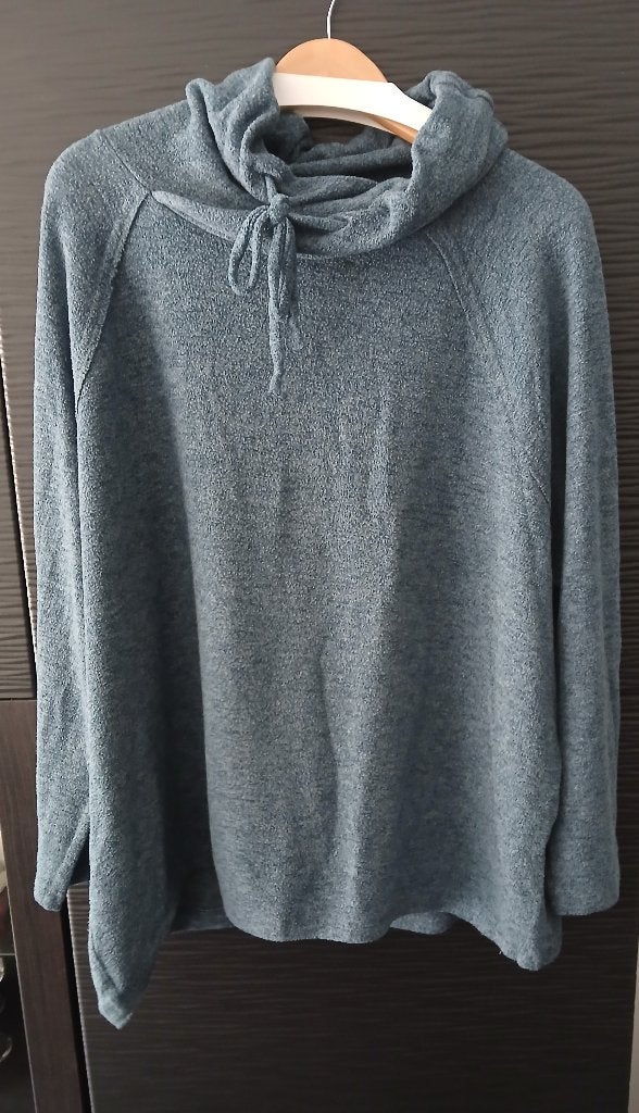blauwe grijs dames over gangs trui maat xl, Ophalen of Verzenden, Zo goed als nieuw, Grijs, Trui of Vest