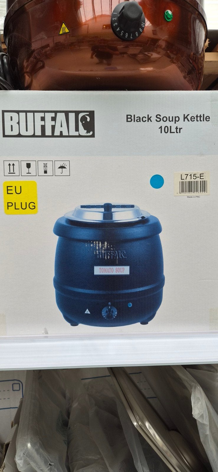Buffalo Zwarte Soepketel 10Ltr - Nieuw in doos, Ophalen of Verzenden