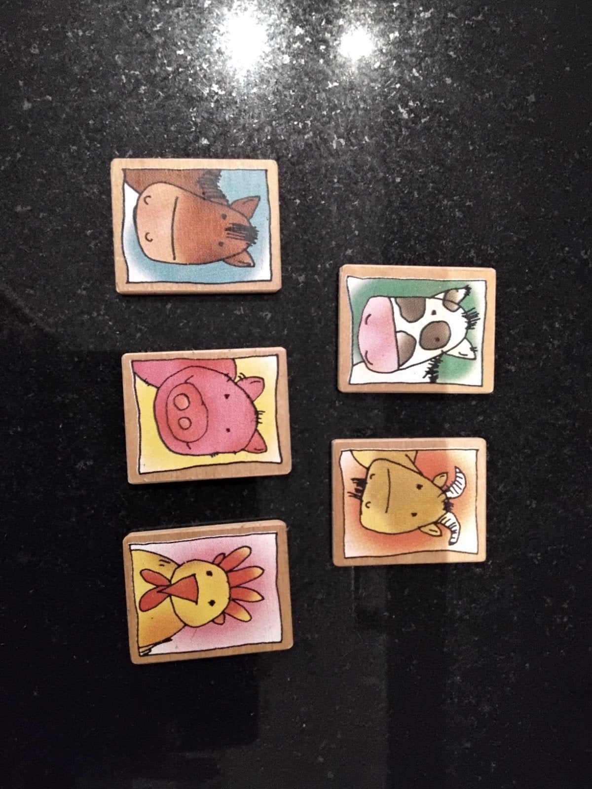 Janbibejan magneetjes, Kinderen en Baby's, Speelgoed | Houten speelgoed, Ophalen of Verzenden, Zo goed als nieuw, Overige typen