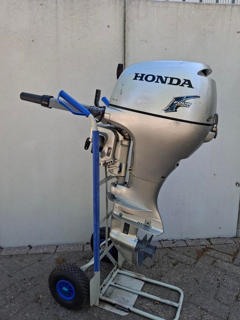 Honda 15 pk 4 takt buitenboord motor, Ophalen, 10 tot 30 pk, Viertaktmotor, Zo goed als nieuw