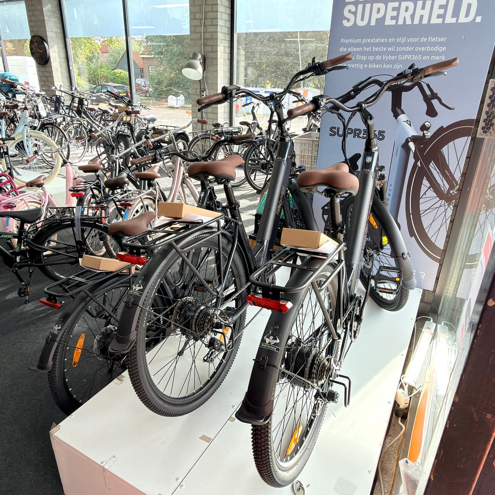 E-Bike, Elektrischefiets, Fiets Factory 7 Sp, Black, 468WH, Overige merken, Nieuw, Ophalen of Verzenden, 47 tot 51 cm