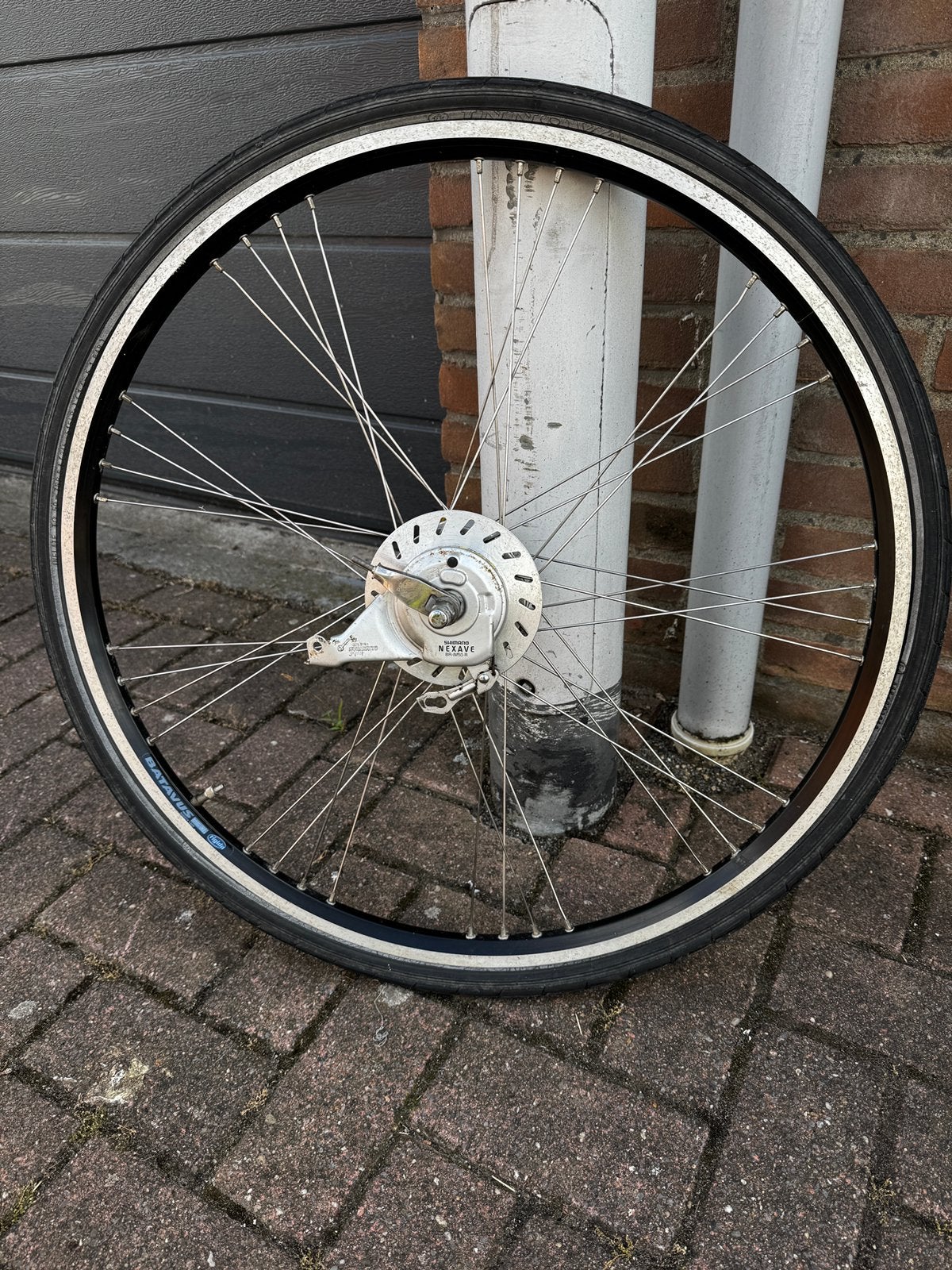 Achterwiel met Nexus 8 versnellings naaf, Ophalen of Verzenden, Gebruikt, Stadsfiets, Wiel