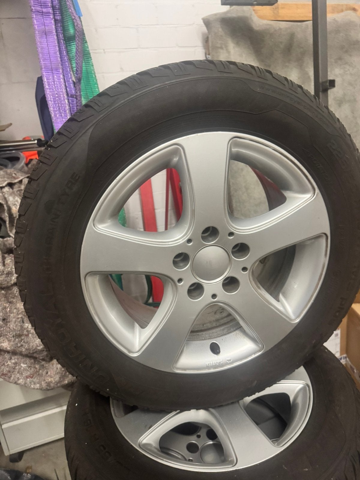 16inch 5x112 uniroyal all season banden igst, Ophalen, 17 inch, 205 mm, All Season