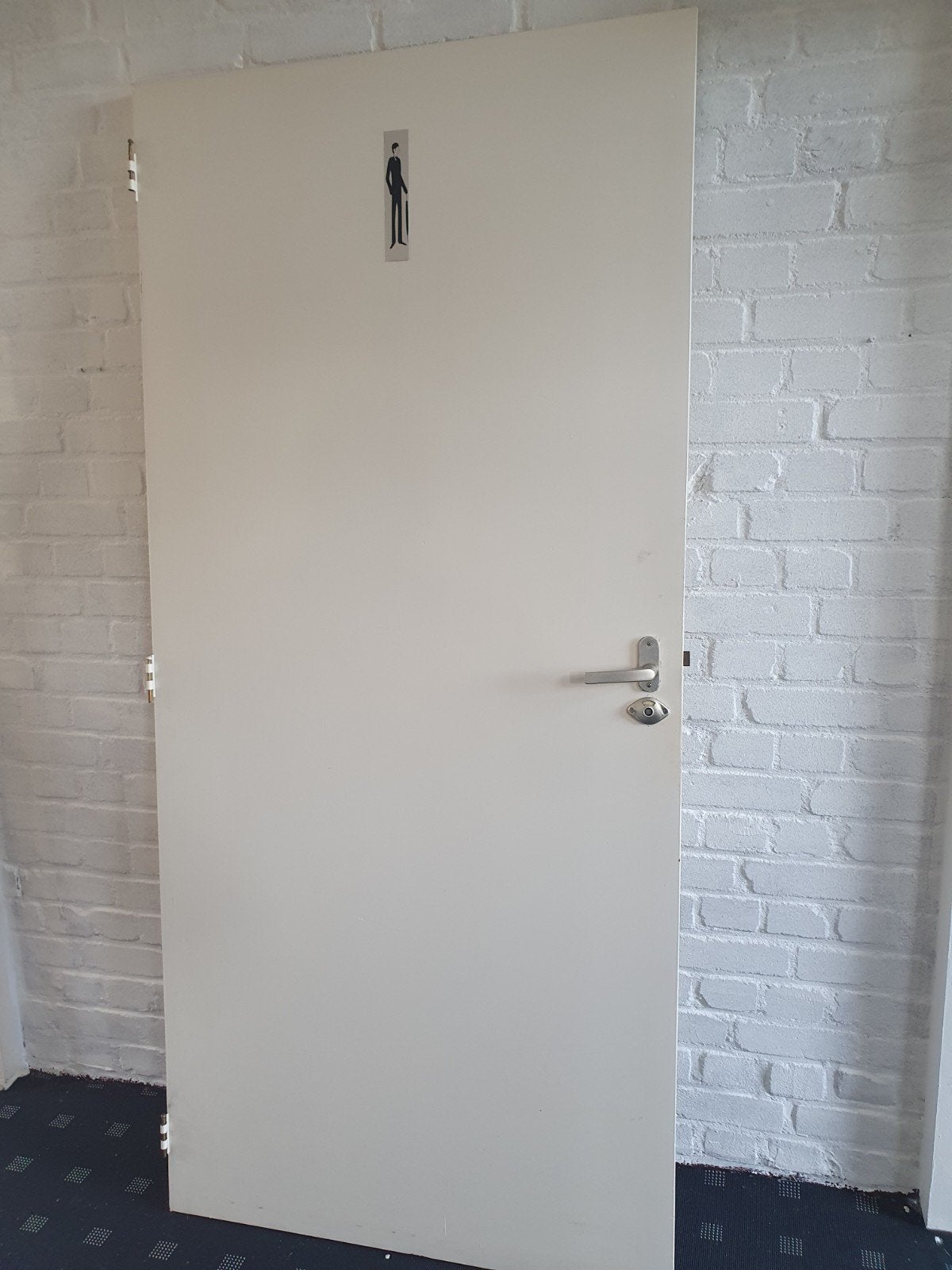 hardhout deur 202 cm hoog  92,5 cm breed te koop, Ophalen, Buitendeur, 200 tot 215 cm