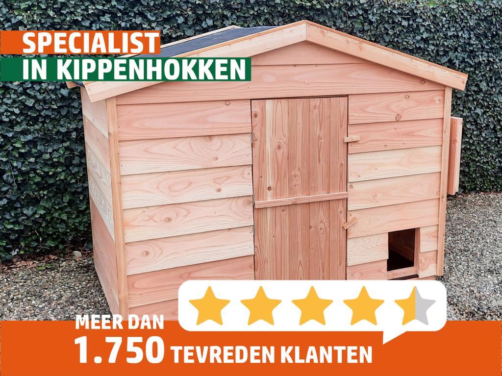 Kippenhok Diepenveen | Duurzame materialen | Dierenverblijf, Ophalen of Verzenden, Nieuw, Kippenhok of Kippenren
