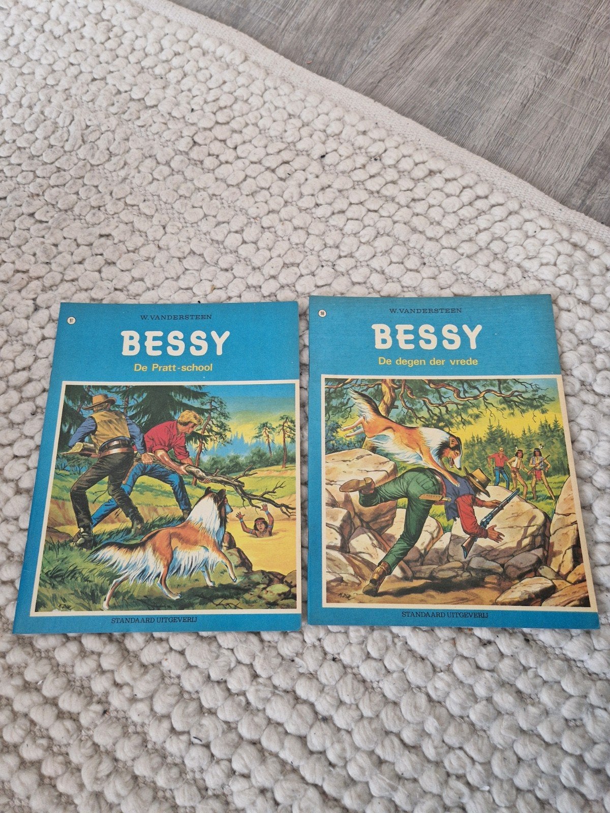 Bessy stripboeken - De Pratt-school & De degen der vrede, Ophalen of Verzenden