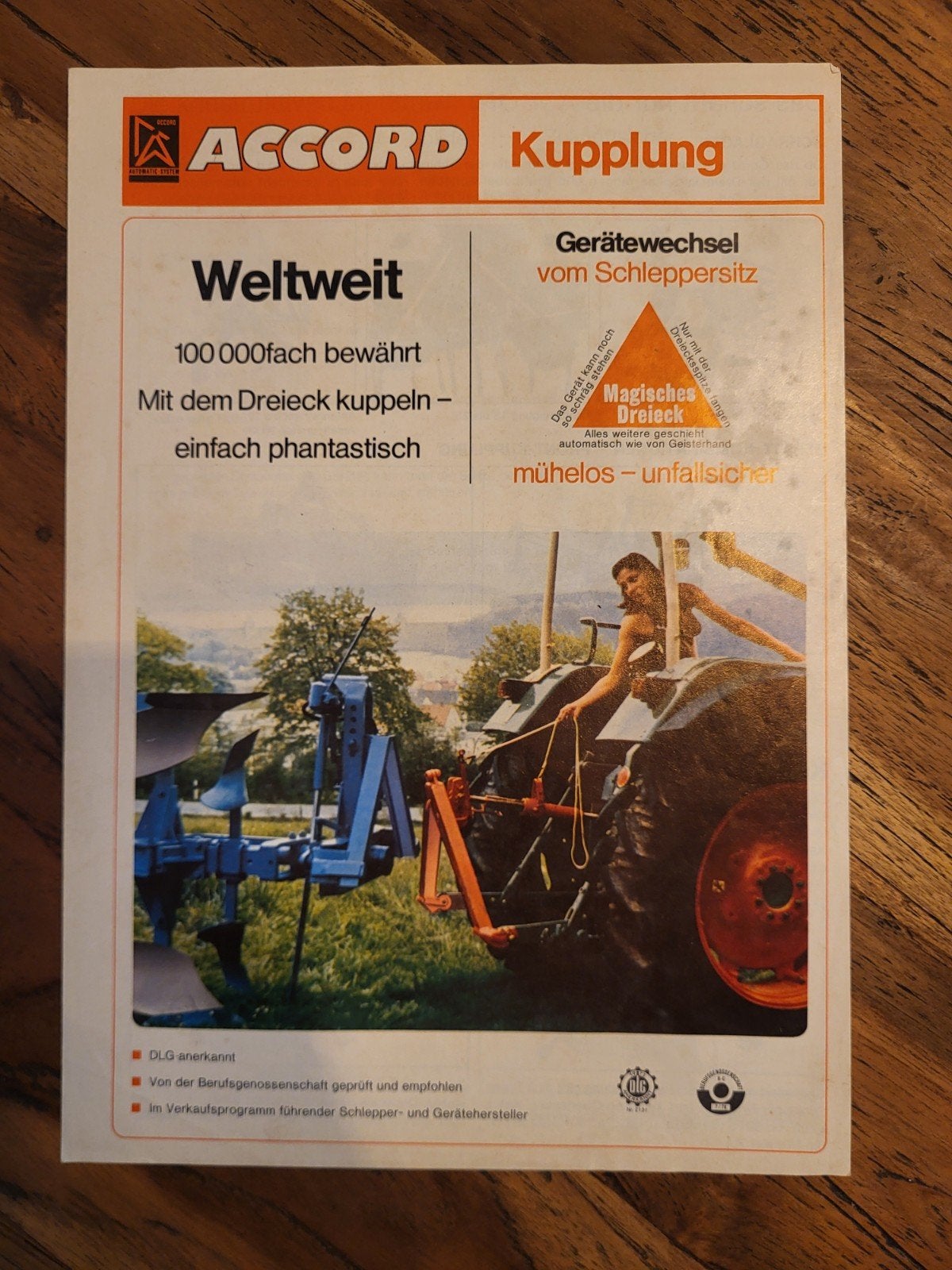 tractor folder Accord Kupplung, Ophalen of Verzenden, Zo goed als nieuw