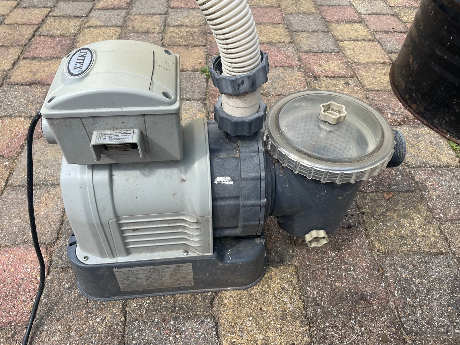 Zandfilter met pomp Intex., Ophalen, Gebruikt, Elektrisch