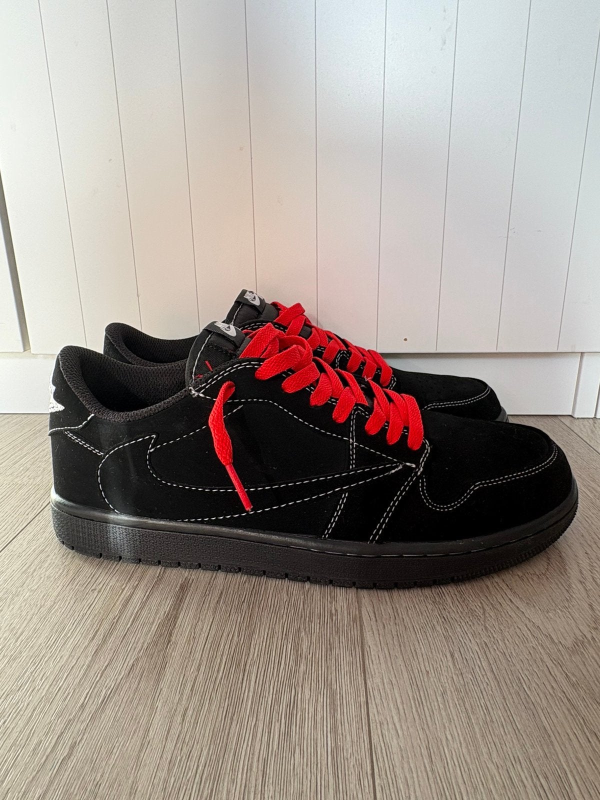 Nike Air Jordan 1 Low Black Phantom, Ophalen of Verzenden, Zo goed als nieuw, Zwart