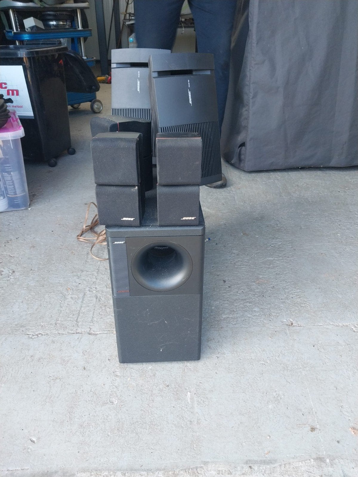 Bose Acoustimass 10 Series II Home Cinema Speakerset, Ophalen, Surroundset, Bose, Basreflex