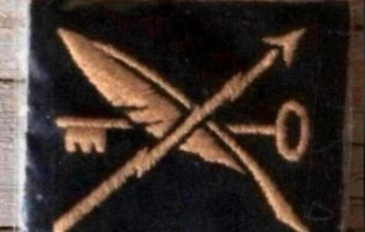 Marine Embleem   CODEUR TELEXIST, Verzenden, Marine, Nederland, Embleem of Badge