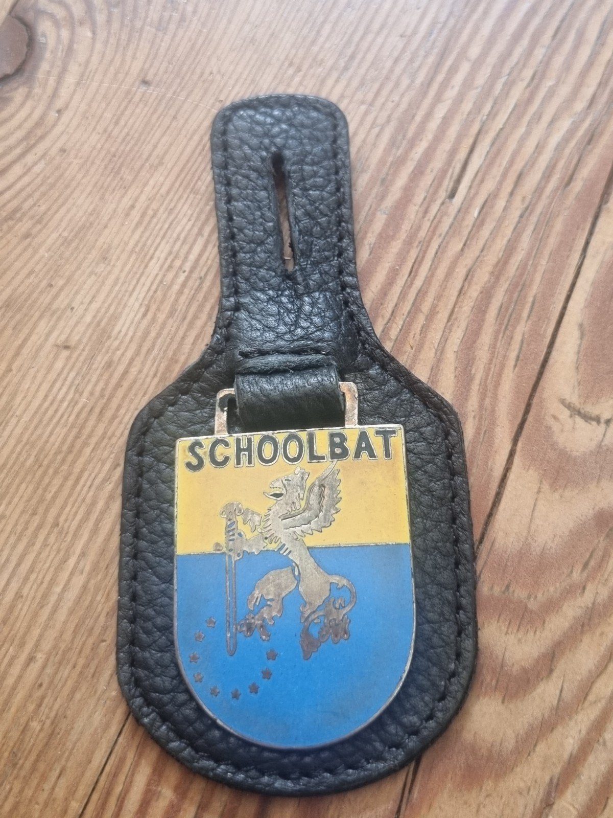 Borstzakhanger 41 schoolbat, Verzamelen, Ophalen of Verzenden, Landmacht, Nederland, Embleem of Badge
