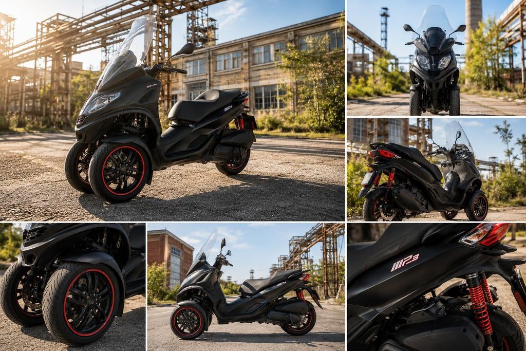 Piaggio MP3 Yourban 300 LT - Zwart - Goede staat, Gebruikt, Overige modellen, Maximaal 45 km/u, Ophalen of Verzenden