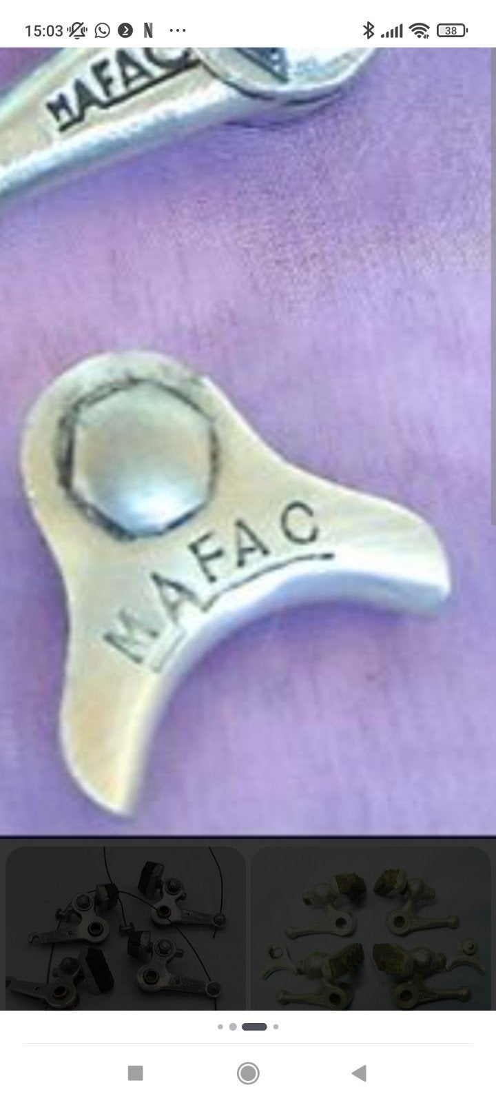 gezocht: MAFAC onderdeel retro vintage racefiets, Ophalen of Verzenden