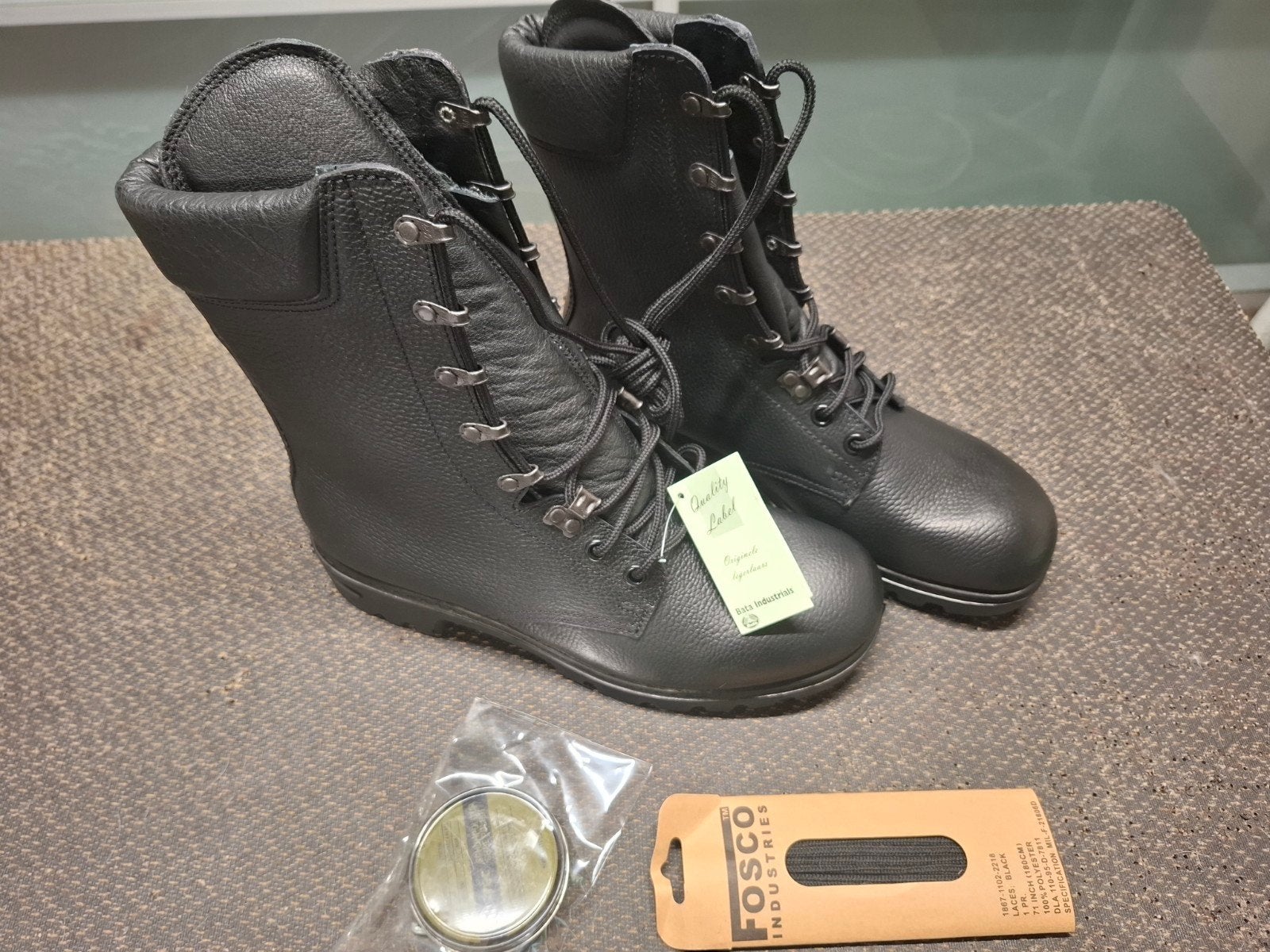 Bata KL M90 Legerkisten Zwart Nieuw Maat 44,5, Ophalen