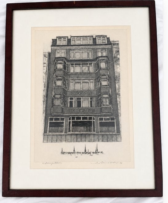 litho, Ingelijst, Ophalen, Overige onderwerpen, Lithografie