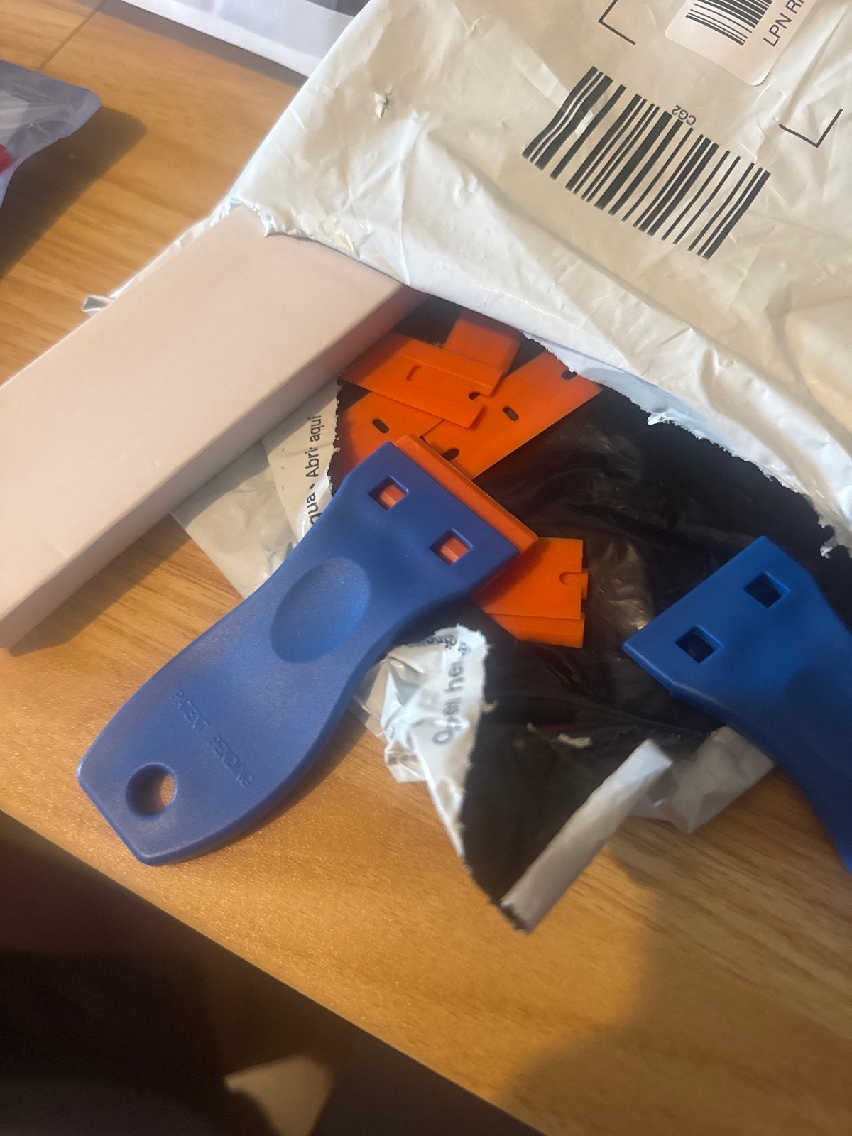 Schraper met plastic mesjes voor diverse toepassingen, Ophalen of Verzenden, Nieuw, Overige typen, Overige merken