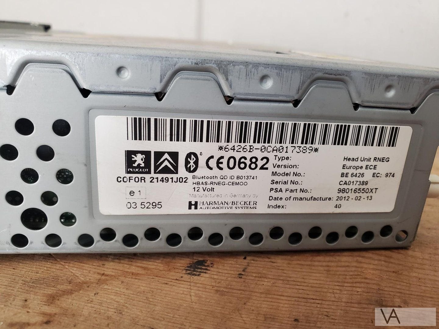 Citroen C3 DS3 Peugeot 3008 5008 radio RNEG navigatie €100, Gebruikt, -, -, Ophalen of Verzenden