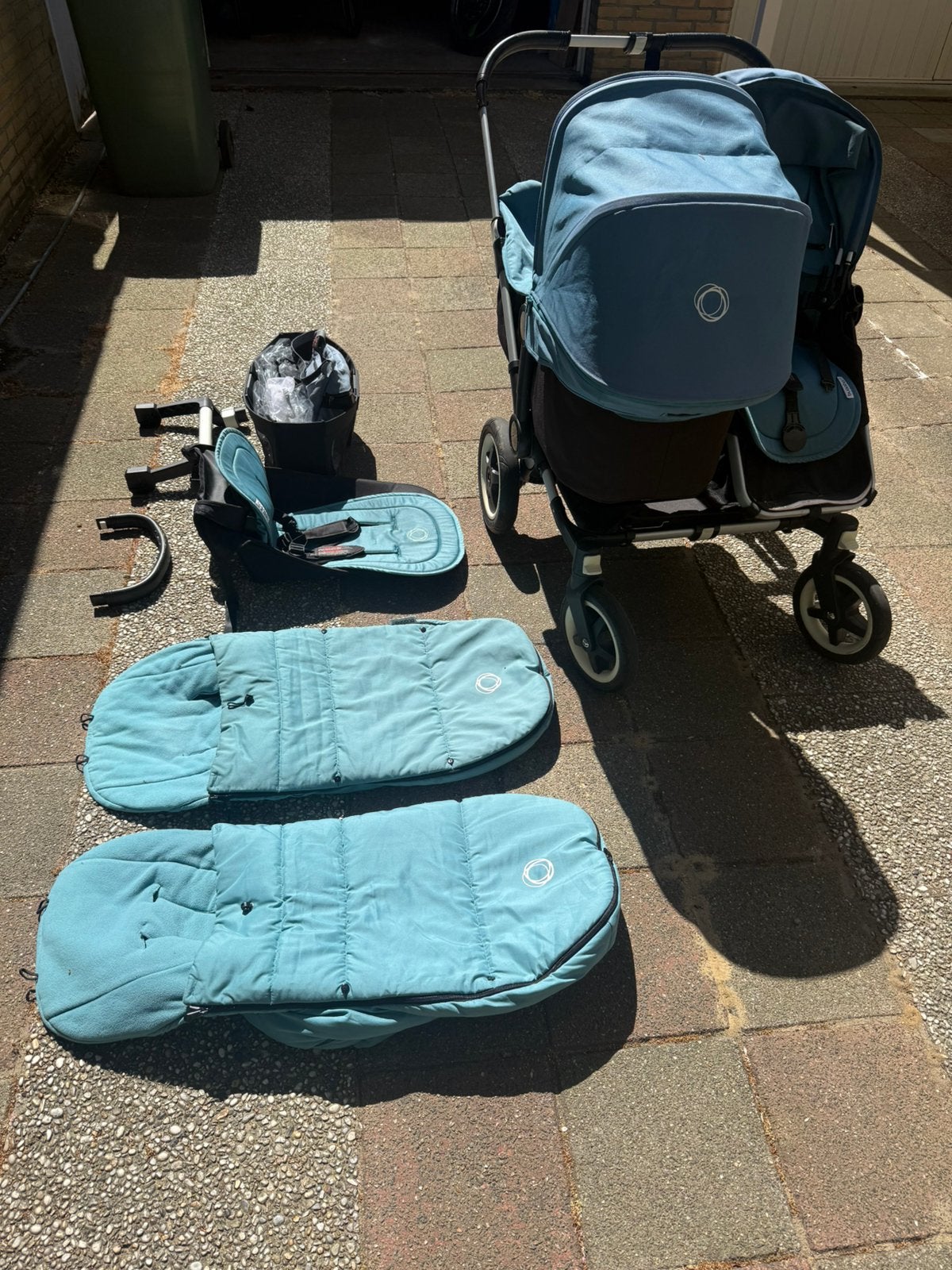 Bugaboo duo kinderwagen, Ophalen, Gebruikt, Combiwagen, Duowagen