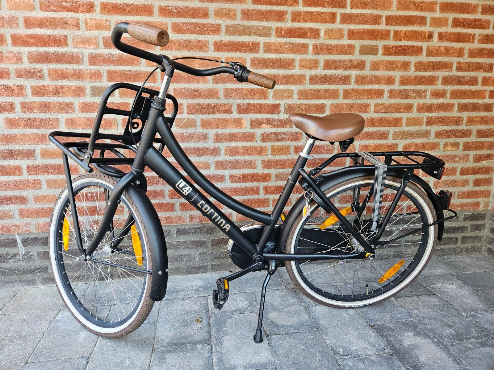 Cortina U4 (L4) Transportfiets 24 inch - in zeer goede staat, Terugtraprem, Versnellingen, Zo goed als nieuw, Minder dan 47 cm