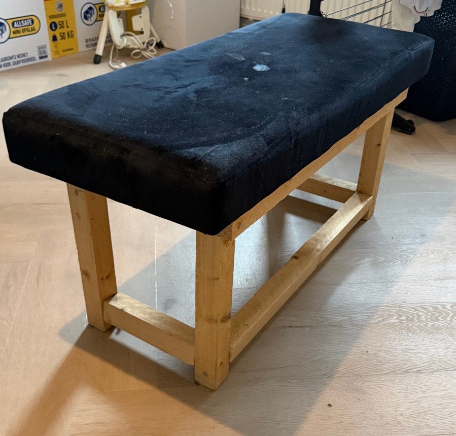 Handig bankje, Minder dan 50 cm, 125 cm of meer, Ophalen of Verzenden, Zo goed als nieuw