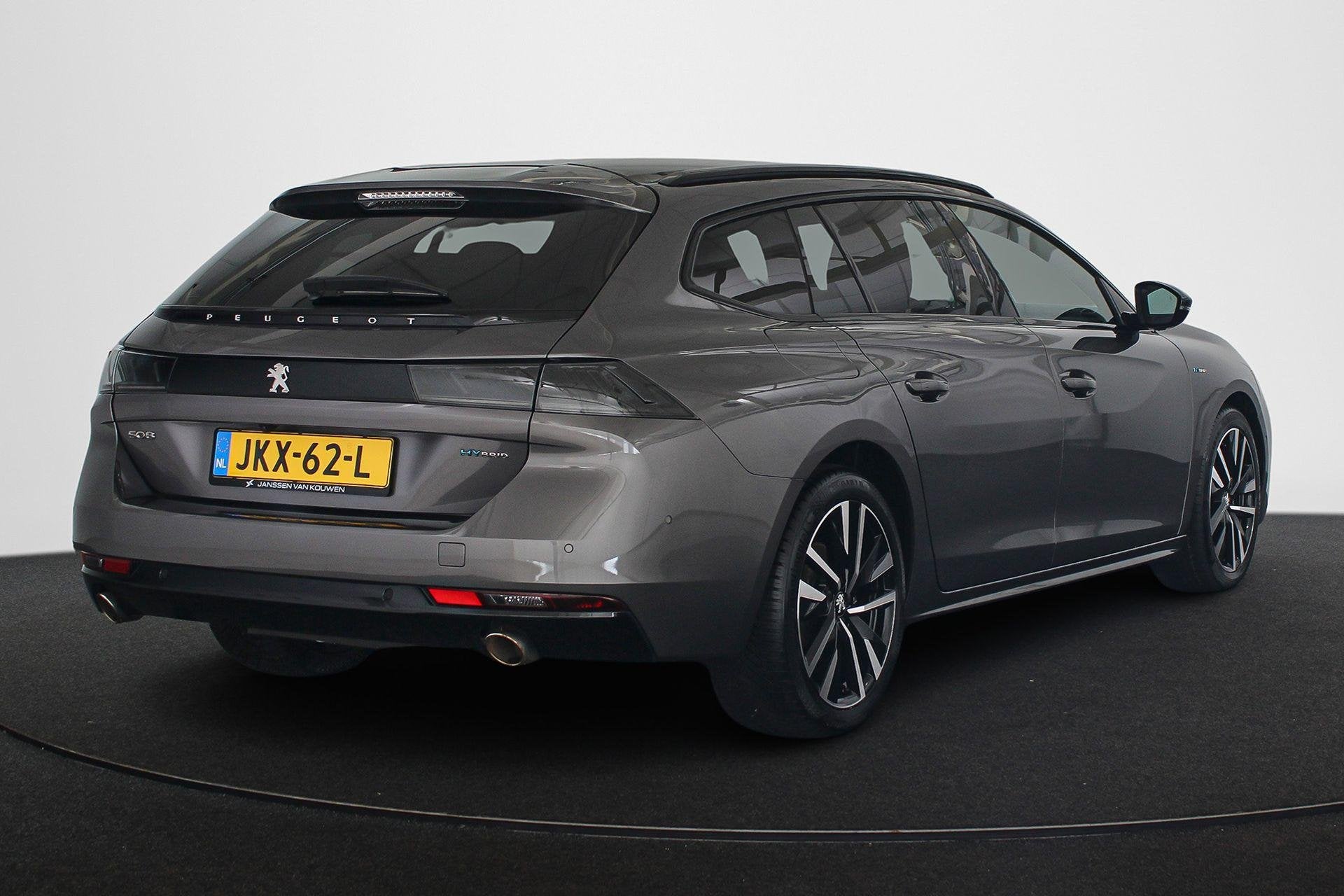 Peugeot 508 SW 1.6 HYbrid 225 GT FOCAL Stoelverwarming Camer, 745 kg, 4 cilinders, Leder en Stof, 11 kWh