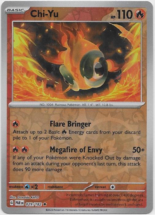 Paradox Rift,  Chi-Yu [reverse] 29/182, Verzenden, Nieuw, Losse kaart