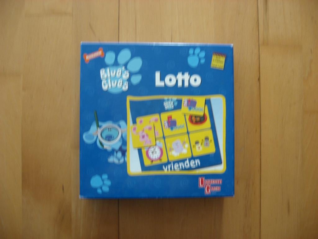 Lotto, Bleu's Clues, Drie of vier spelers, Ophalen of Verzenden, Zo goed als nieuw