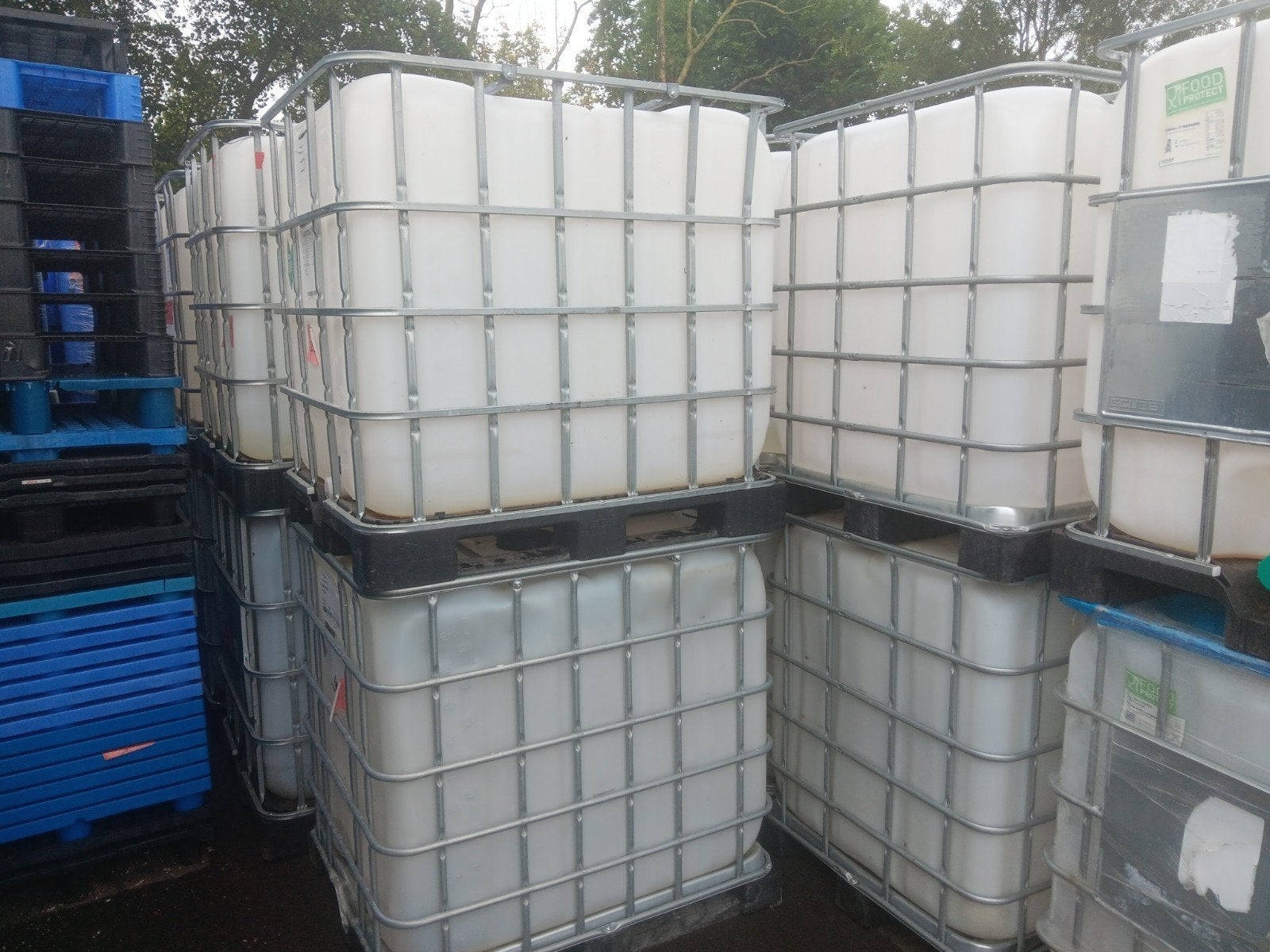 Ibc containers 1000 liter, Tuin en Terras, Ophalen, Ae, Kunststof, Gebruikt