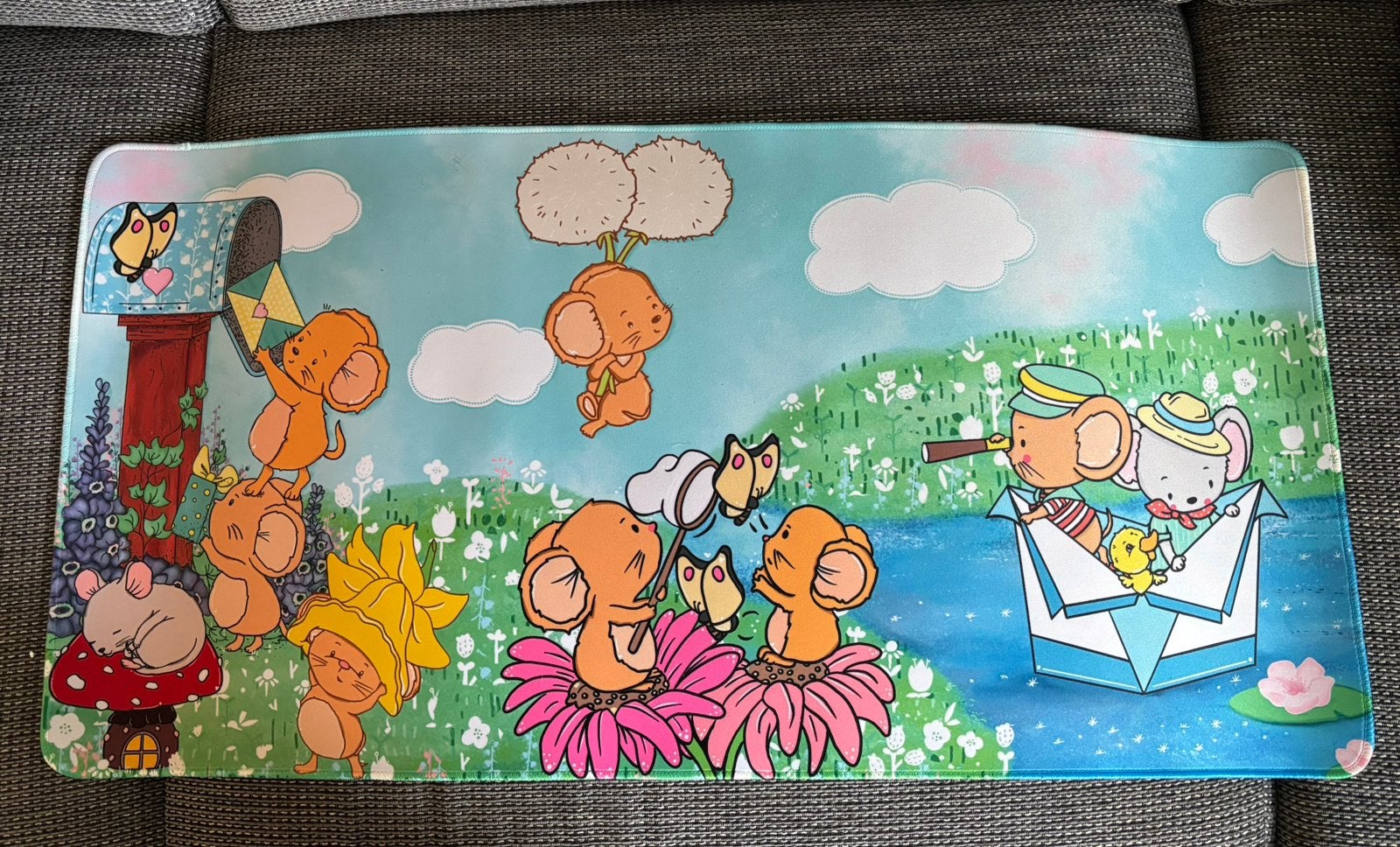 Groet Muismat voor kinderen met laptop of PC, Ophalen of Verzenden, Zo goed als nieuw