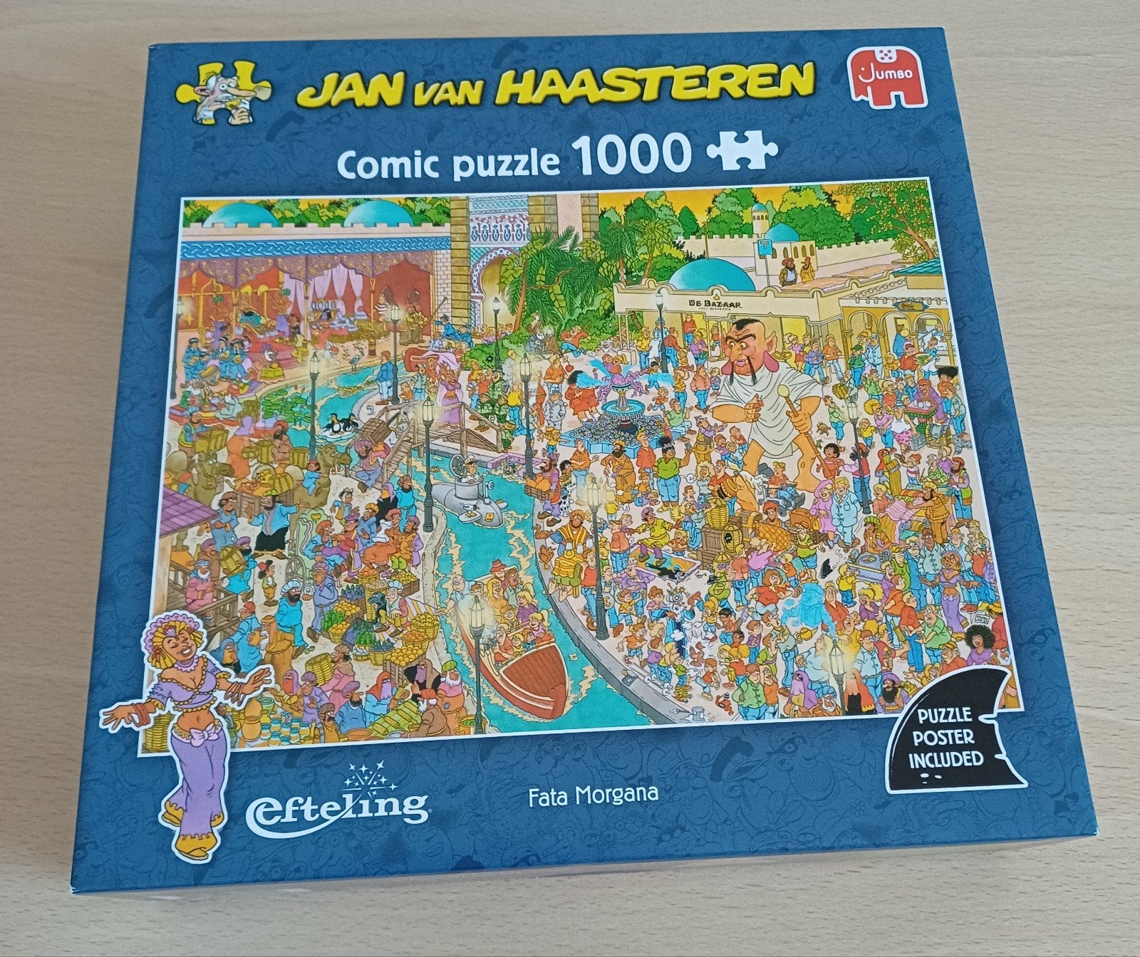 Jan van Haasteren Efteling Fata Morgana, Ophalen, 500 t/m 1500 stukjes, Gebruikt, Legpuzzel